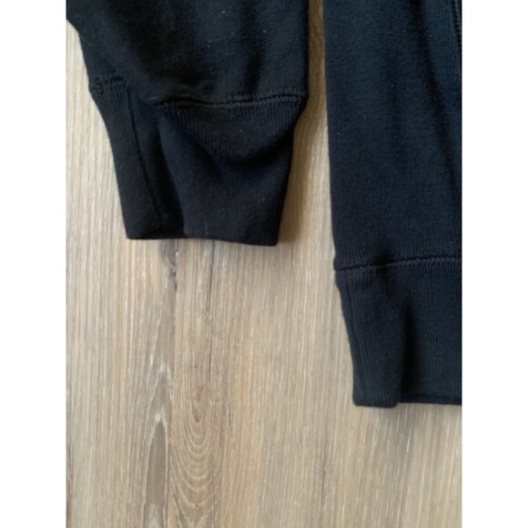 NWOT “Busy Focusing On The Good”Motivational Black Hoodie Top Fabric Men’s SMALL - Picture 7 of 14